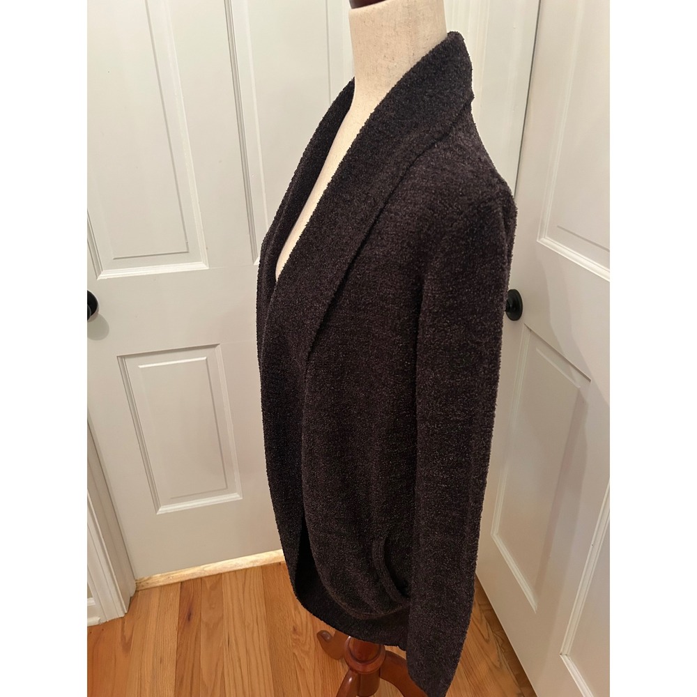 BAREFOOT‎ DREAMS CozyChic Lite Circle Cardigan Charcoal XS/S - Picture 4 of 7
